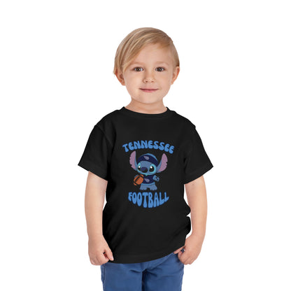 Toddler Stitch Design Titans Football - Inspired T-Shirt