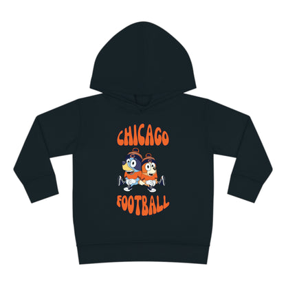 Toddler Bluey & Bingo Design Bears Football - Inspired Pullover Fleece Hoodie