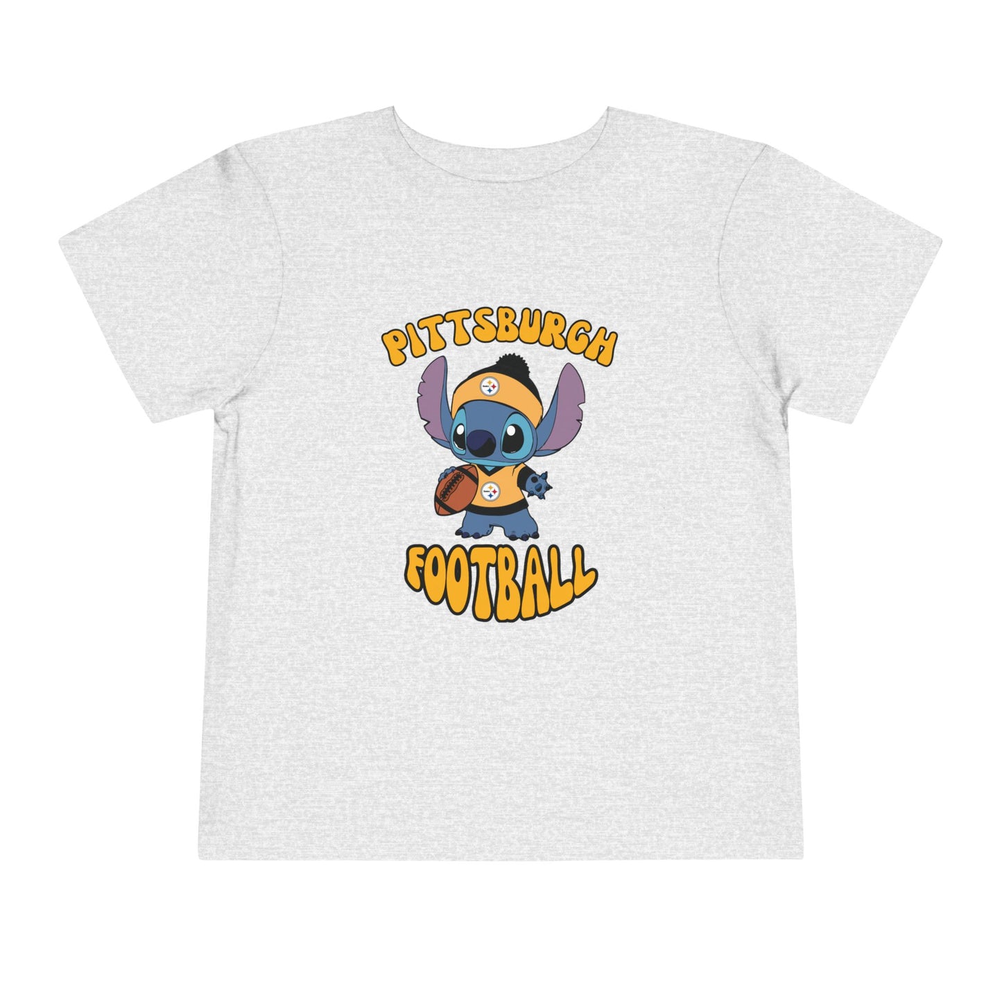 Toddler Stitch Design Steelers  Football - Inspired T-Shirt