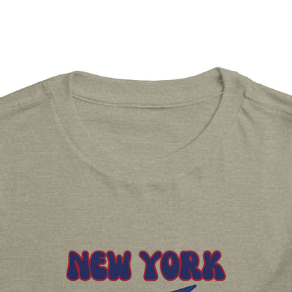 Toddler Bluey Design New York Giants Football -Inspired T-Shirt