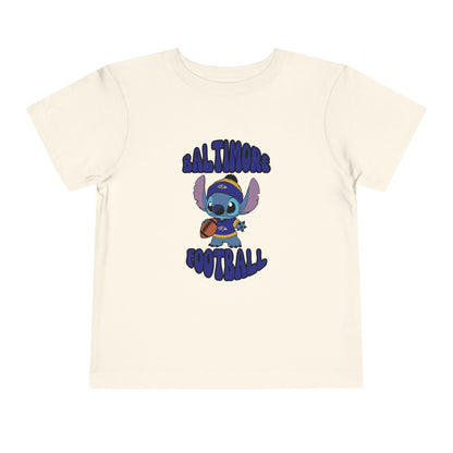 Toddler Stitch Design Ravens Football - Inspired T-Shirt