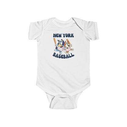 Toddler Bluey Design NY Yankees - Inspired Bodysuit