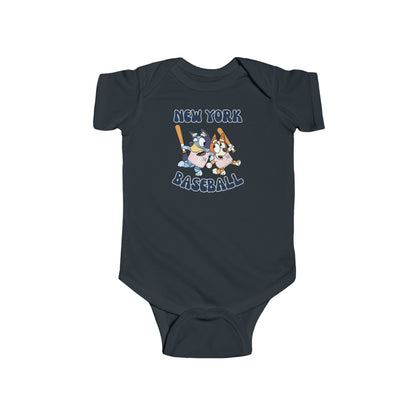 Toddler Bluey Design NY Yankees - Inspired Bodysuit