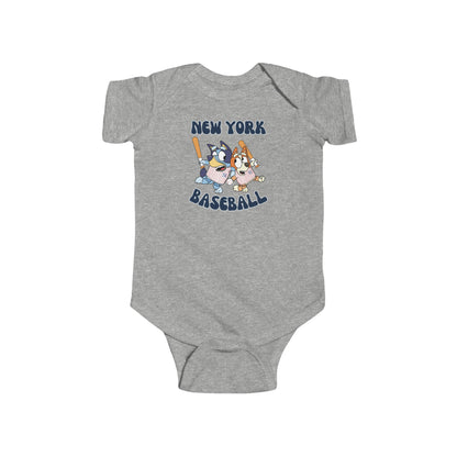 Toddler Bluey Design NY Yankees - Inspired Bodysuit