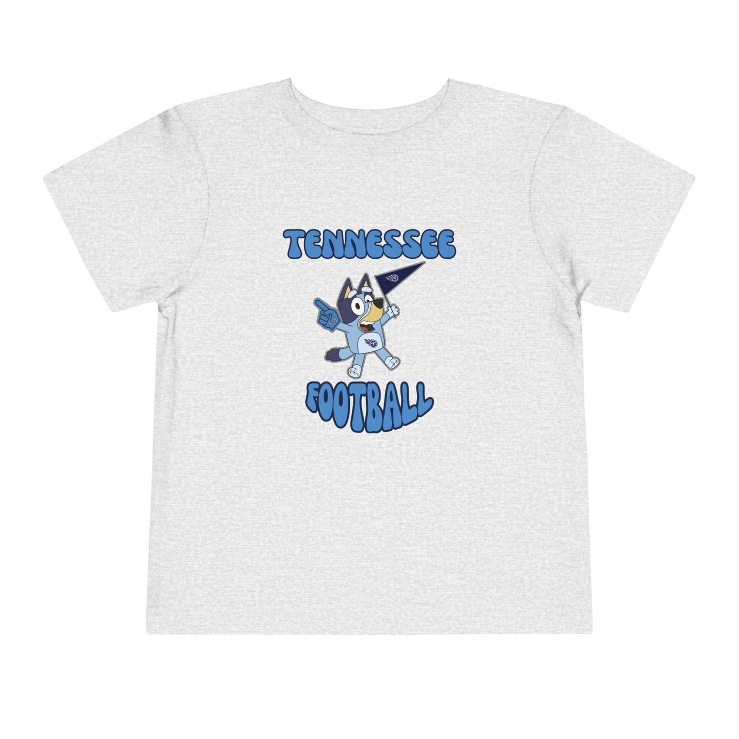 Toddler Bluey Design Tennessee Titans Football -Inspired T-Shirt