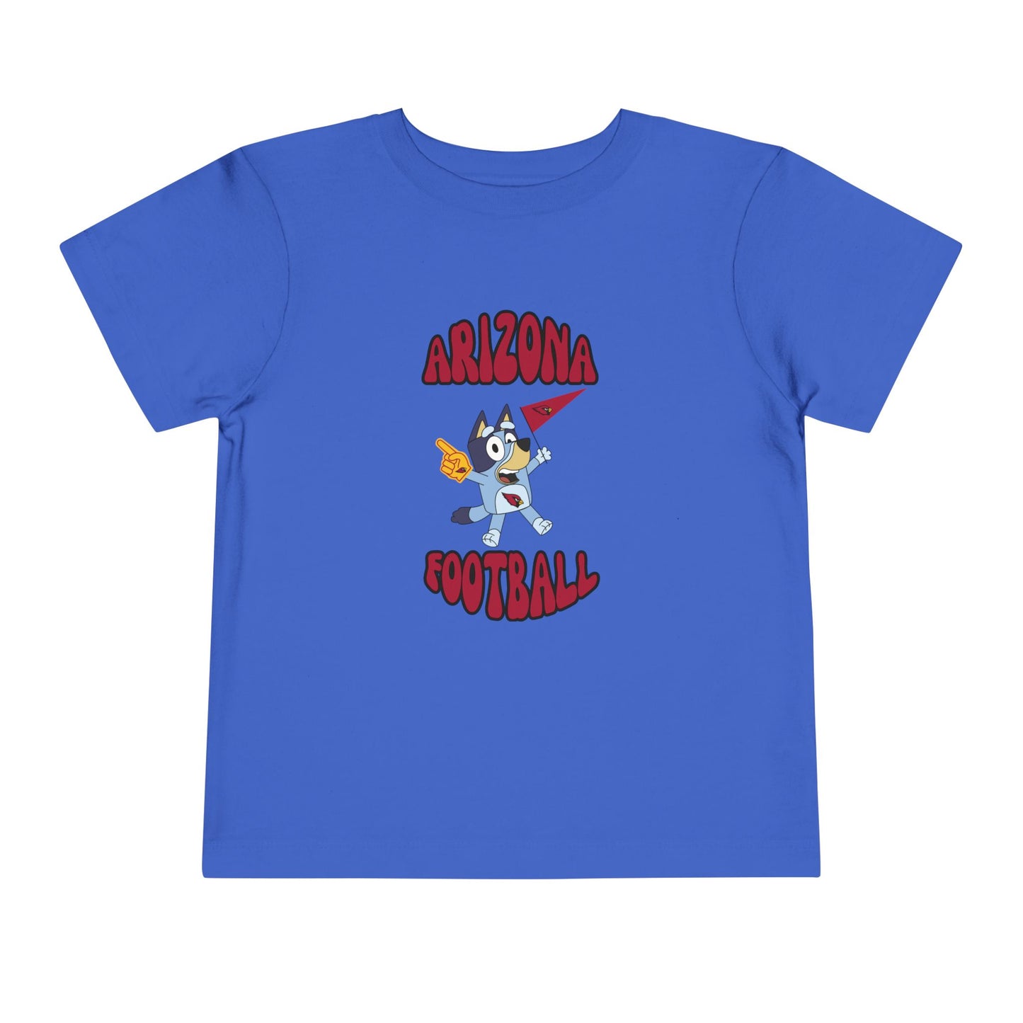 Toddler Bluey Design Arizona Cardinals Football  -Inspired T-Shirt