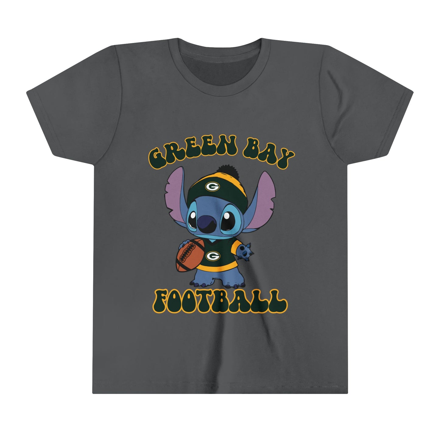 Youth Stitch Design Green Bay Football - Inspired T-Shirt