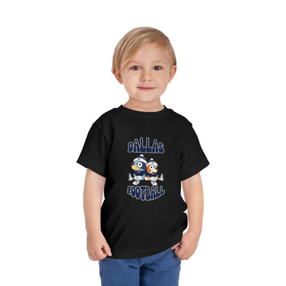 Toddler Bluey & Bingo Design Dallas Football - Inspired T-Shirt