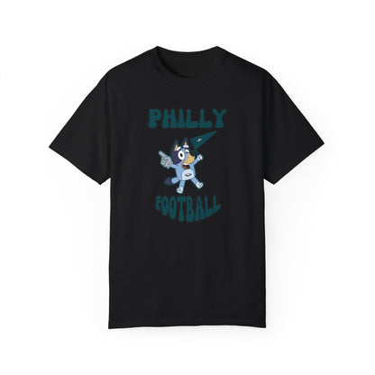 Unisex Bluey Design Philly Football -Inspired T-Shirt