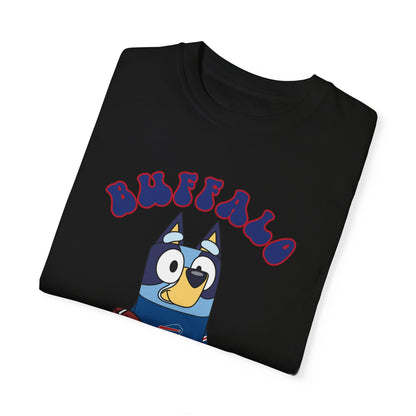 Unisex Bluey Design Bills Football-Inspired T-Shirt