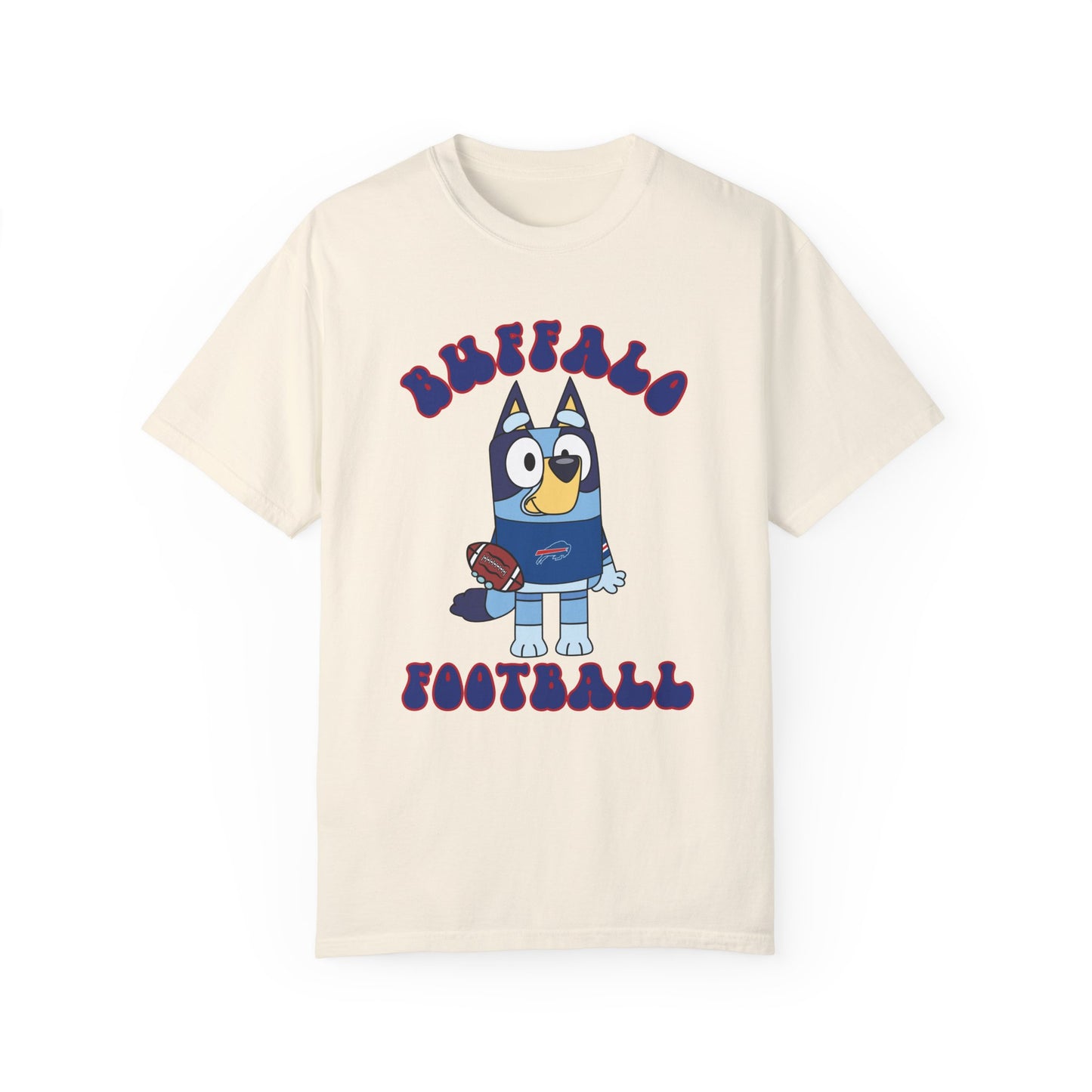 Unisex Bluey Design Bills Football-Inspired T-Shirt