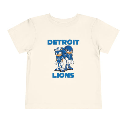 Toddler Tee Shirt - Sonic and Knuckles Jahmyr Gibbs and David Montgomery Detroit Lions