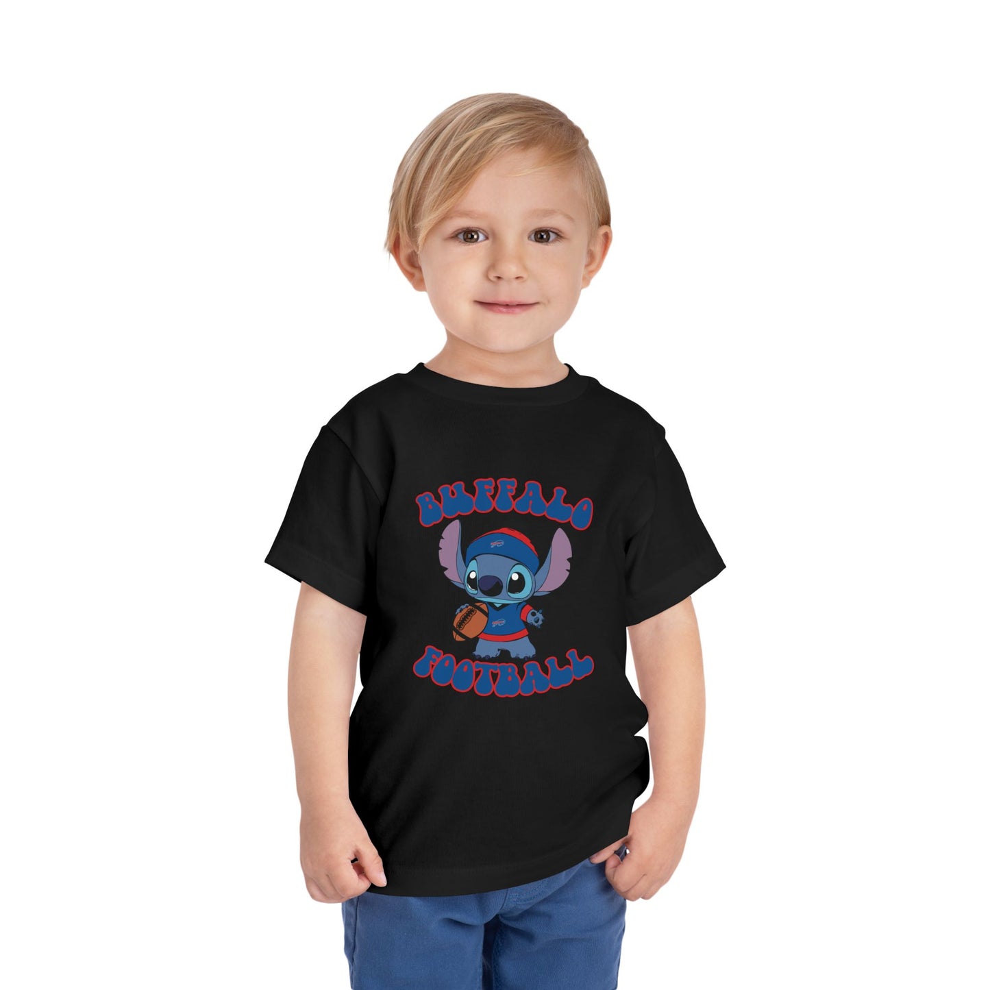 Toddler Stitch Design Bills Football - Inspired T-Shirt