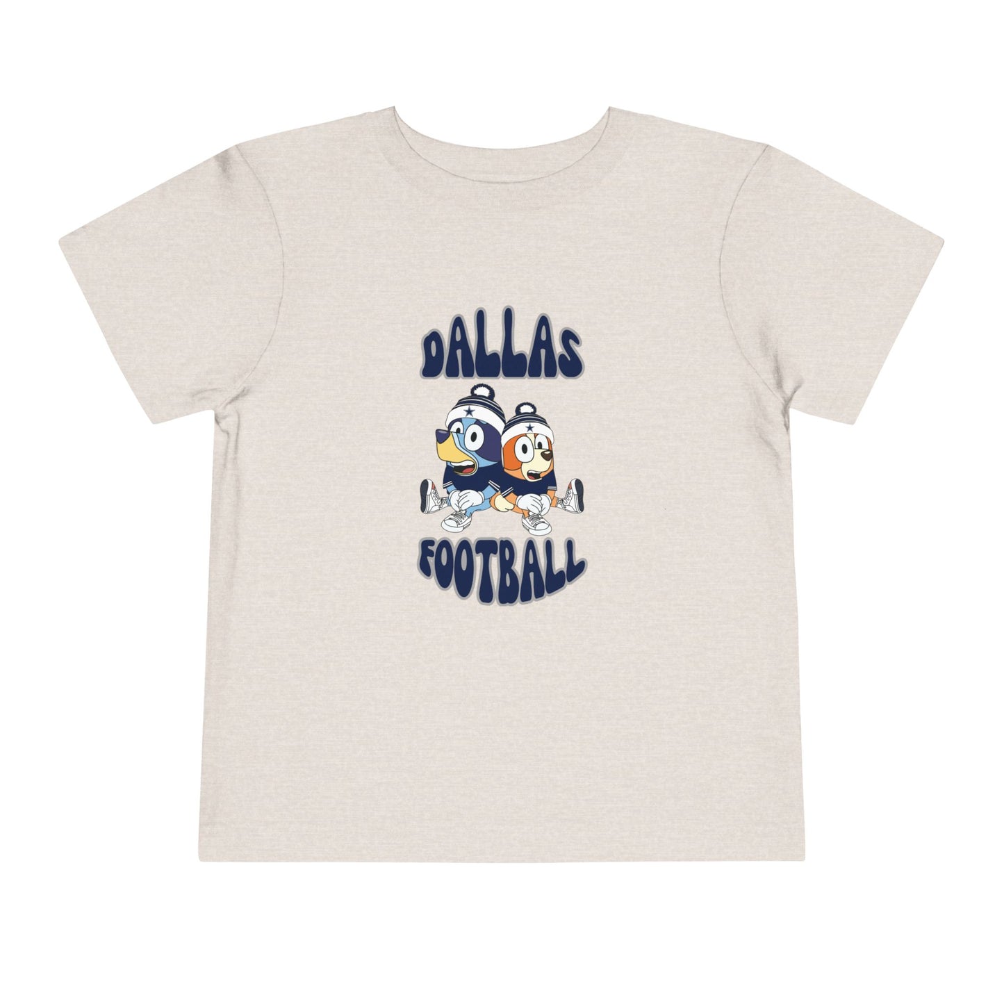 Toddler Bluey & Bingo Design Dallas Football - Inspired T-Shirt