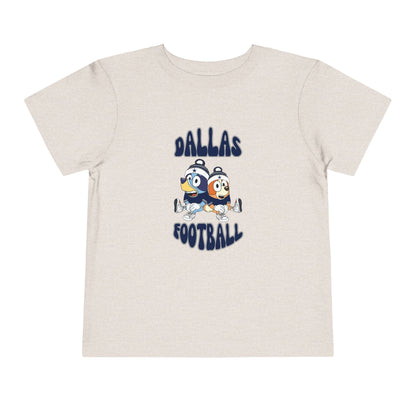 Toddler Bluey & Bingo Design Dallas Football - Inspired T-Shirt