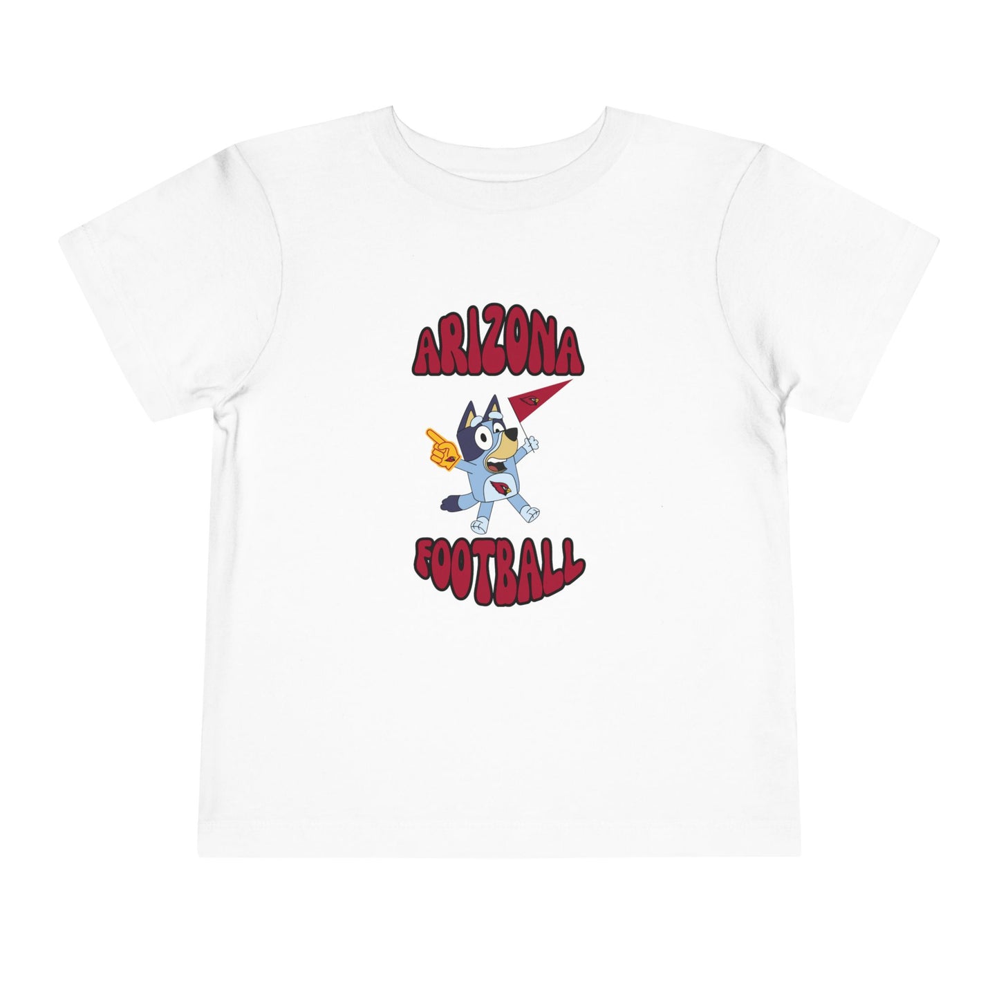 Toddler Bluey Design Arizona Cardinals Football  -Inspired T-Shirt