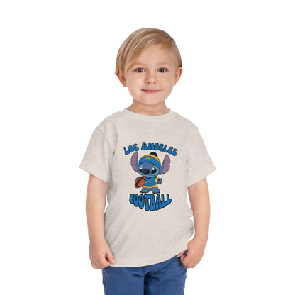 Toddler Stitch Design Chargers Football - Inspired T-Shirt