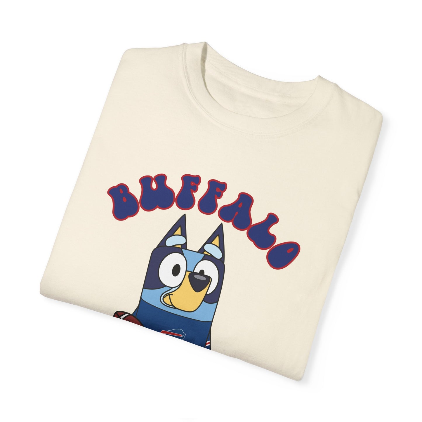 Unisex Bluey Design Bills Football-Inspired T-Shirt