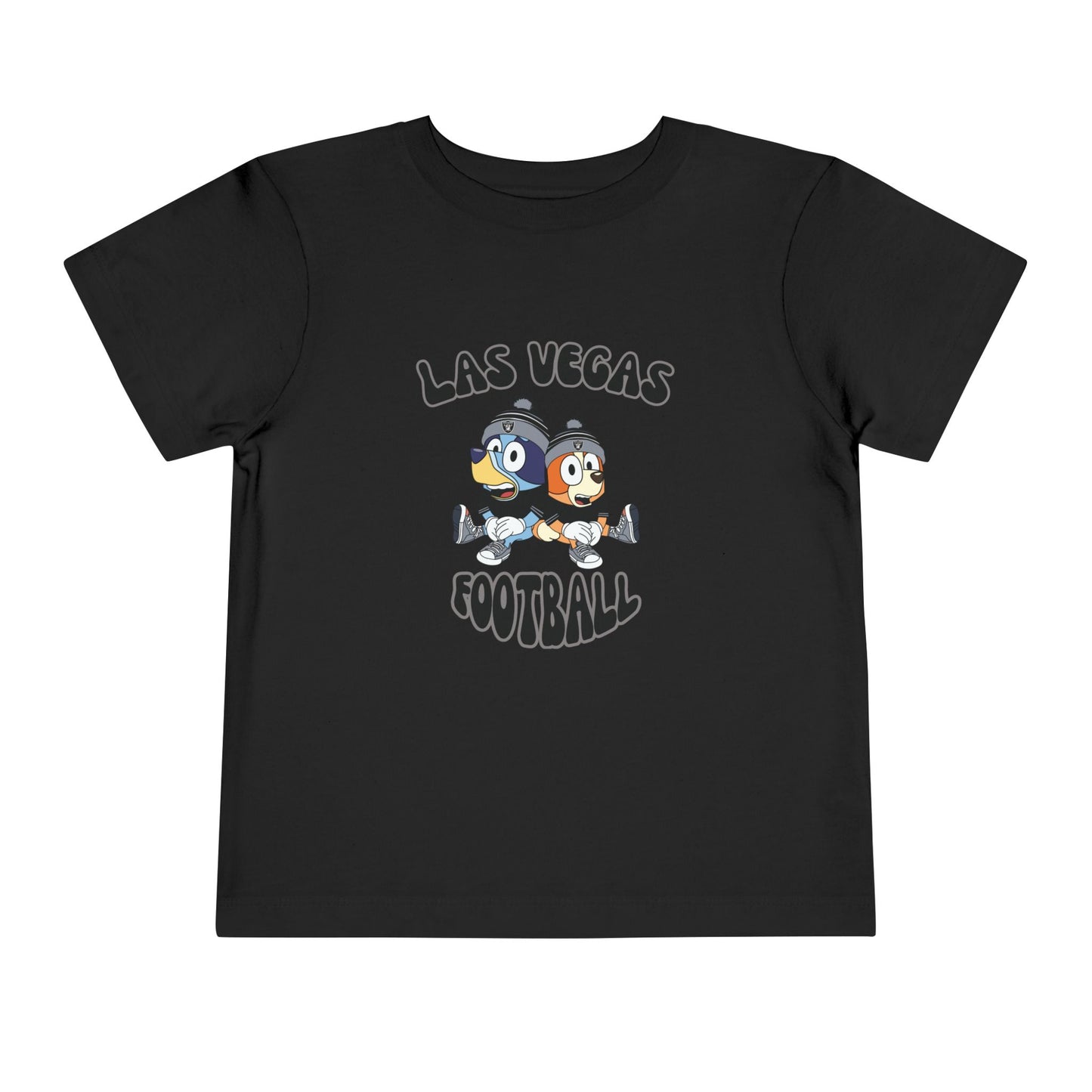 Toddler Bluey & Bingo Design Raiders Football - Inspired T-Shirt