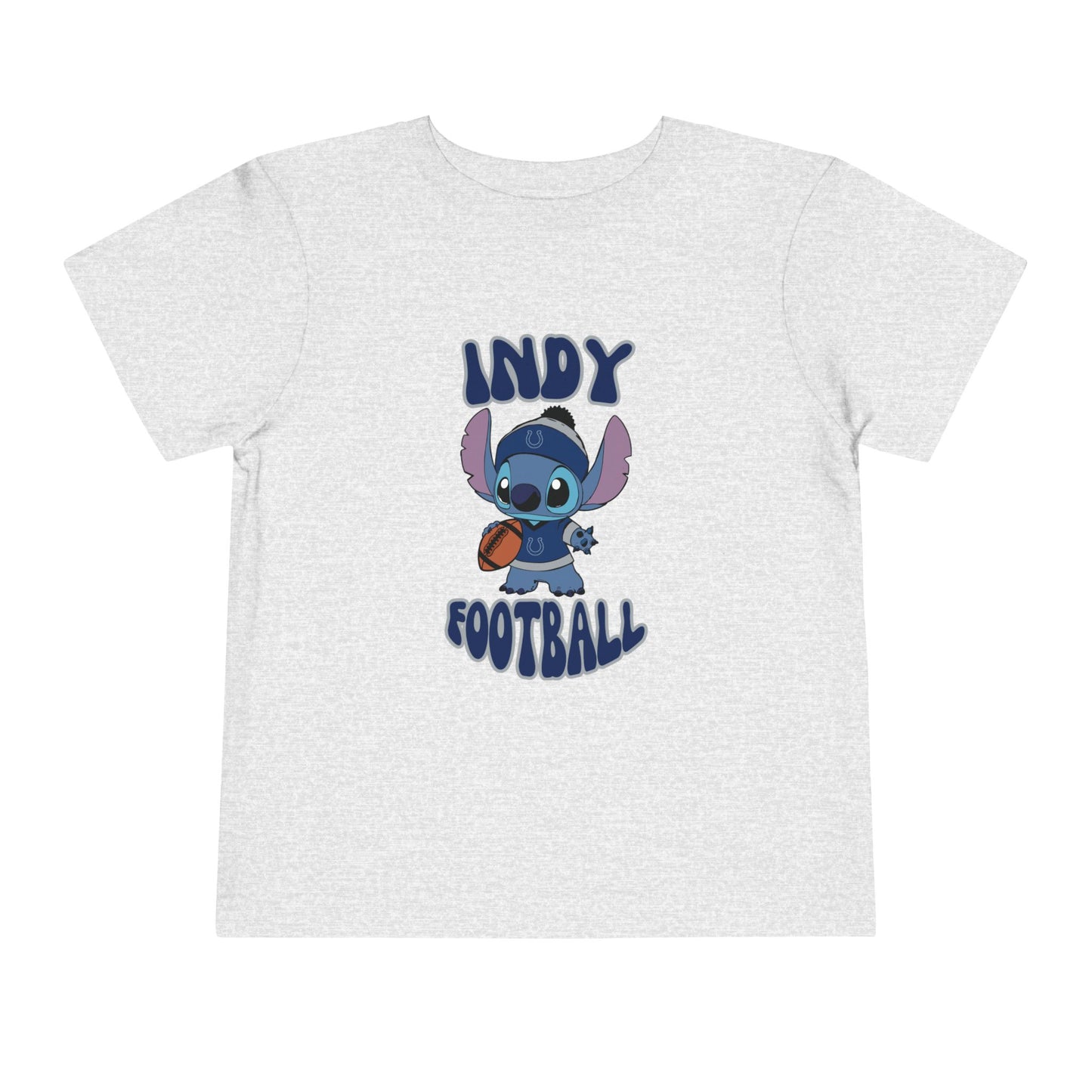 Toddler Stitch Design Colts Football - Inspired T-Shirt