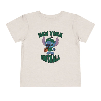 Toddler Stitch Design Jets Football - Inspired T-Shirt