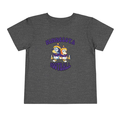 Toddler Bluey & Bingo Design Vikings Football - Inspired T-Shirt