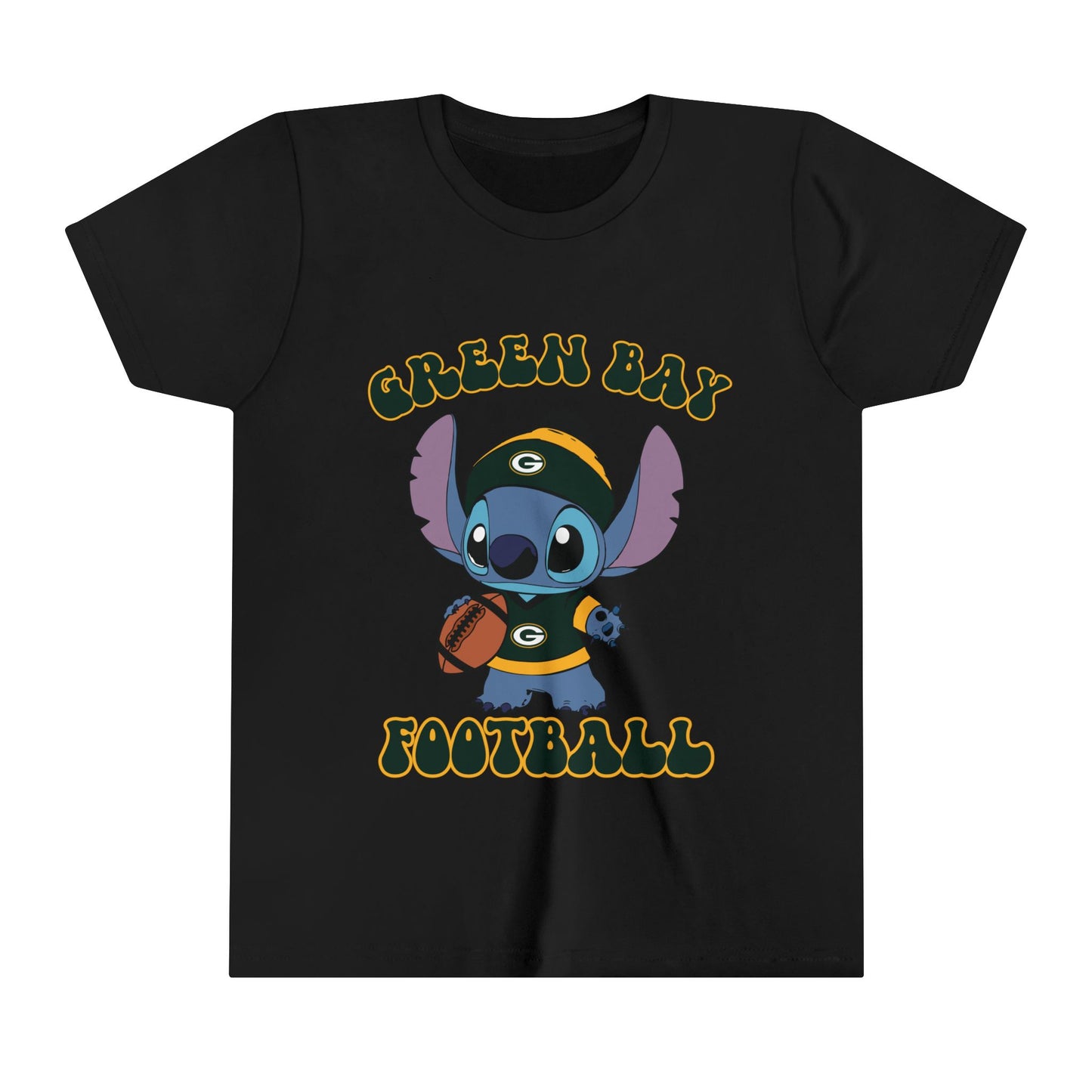 Youth Stitch Design Green Bay Football - Inspired T-Shirt