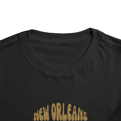 Toddler Stitch Design Saints Football - Inspired T-Shirt