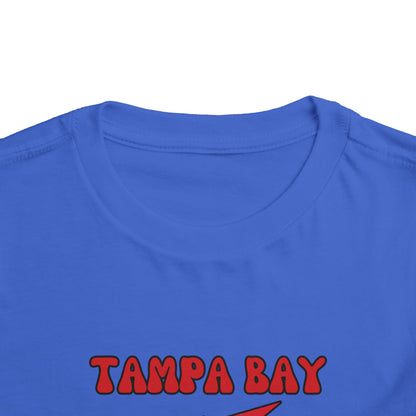 Toddler Bluey Design Tampa Bay Buccaneers Football -Inspired T-Shirt