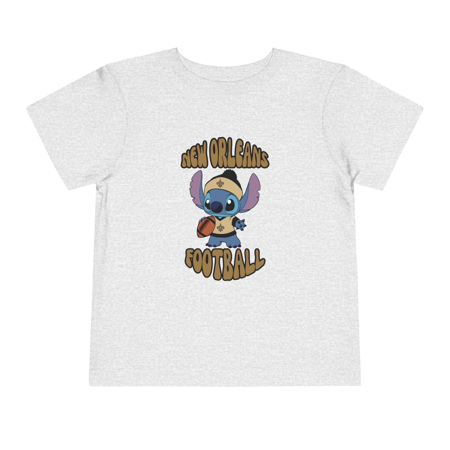 Toddler Stitch Design Saints Football - Inspired T-Shirt