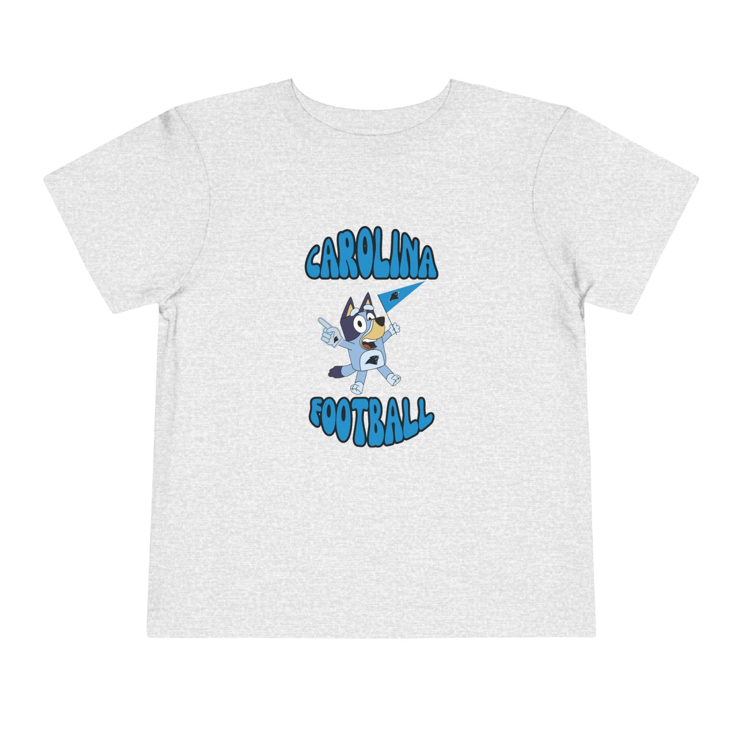 Toddler Bluey Design Carolina Panthers Football  -Inspired T-Shirt