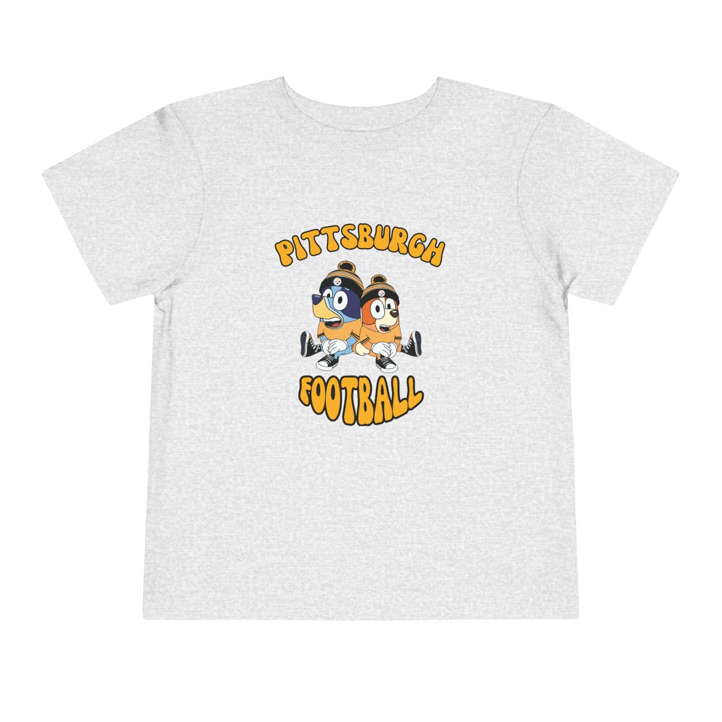 Toddler Bluey & Bingo Design Pittsburgh Steelers Football - Inspired T-Shirt