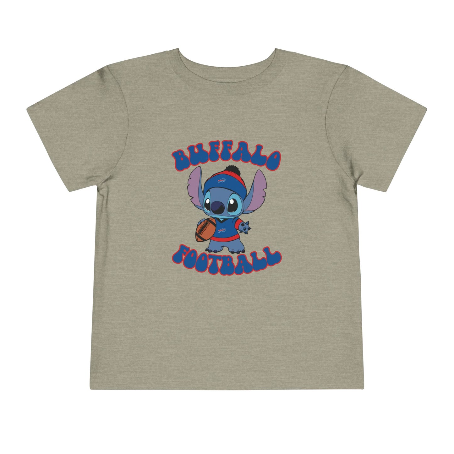 Toddler Stitch Design Bills Football - Inspired T-Shirt