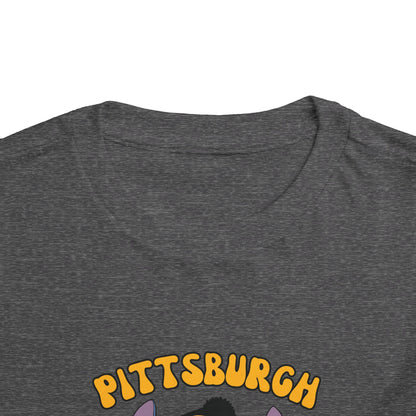 Toddler Stitch Design Steelers  Football - Inspired T-Shirt