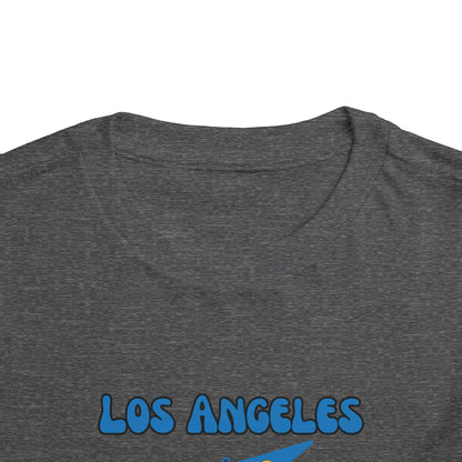 Toddler Bluey Design Las Angeles Chargers Football -Inspired T-Shirt