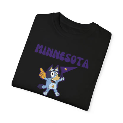 Unisex Bluey Design Minnesota Football -Inspired T-Shirt