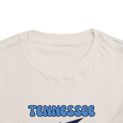 Toddler Bluey Design Tennessee Titans Football -Inspired T-Shirt