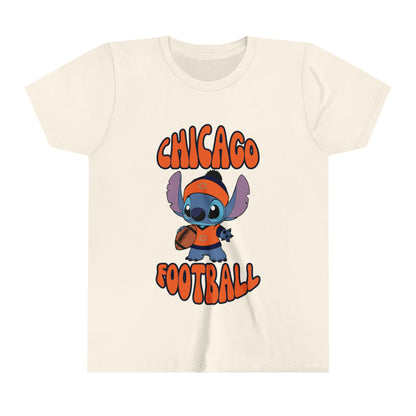 Youth Stitch  Design Bears Football - Inspired T-Shirt