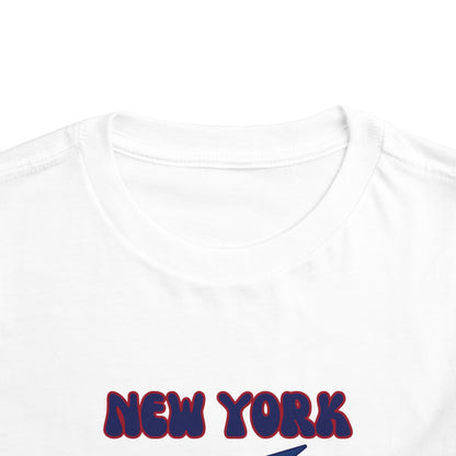 Toddler Bluey Design New York Giants Football -Inspired T-Shirt