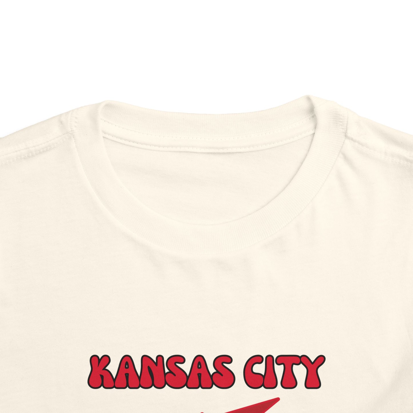 Toddler Bluey Design Kansas City Chiefs Football -Inspired T-Shirt