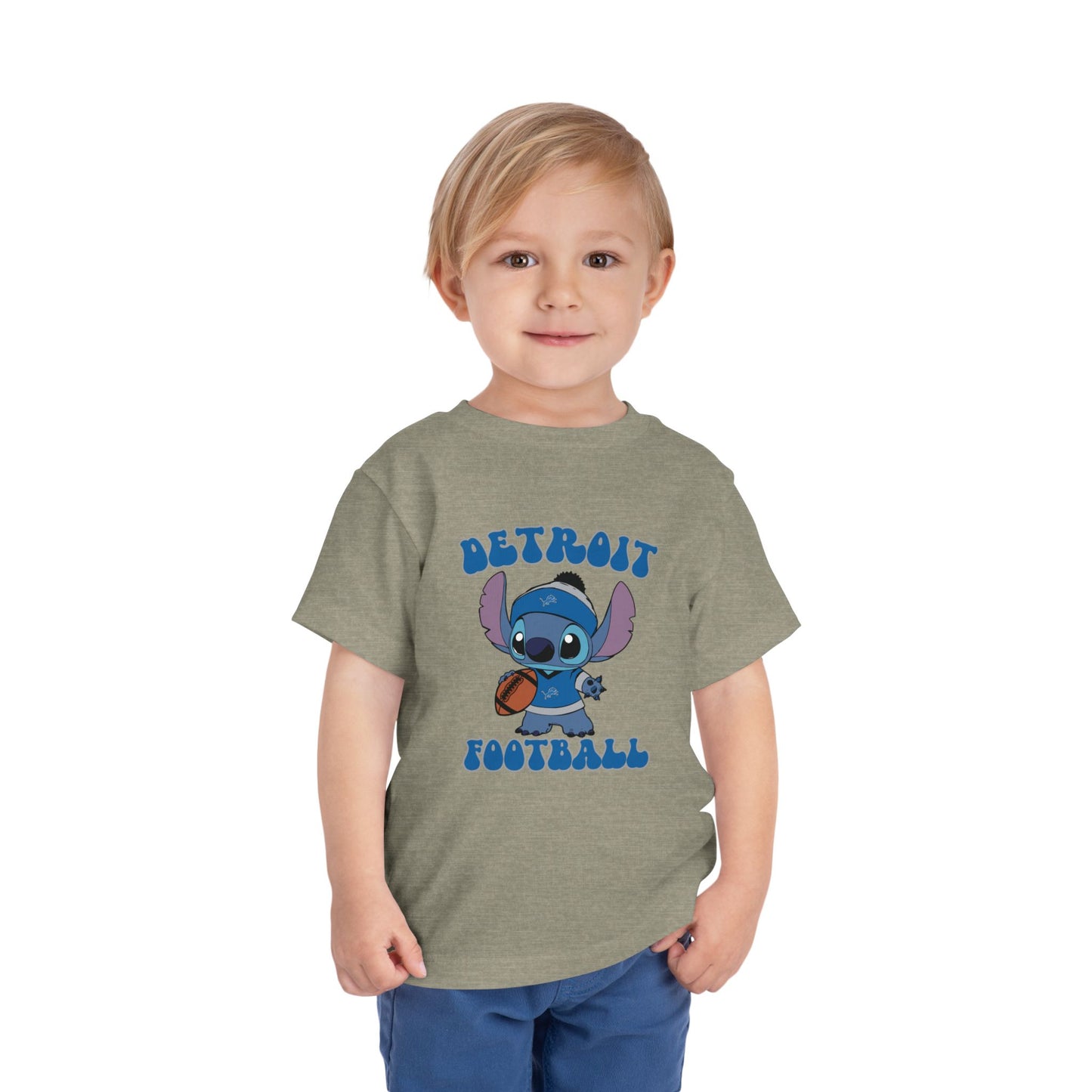 Toddler Stitch Design Lions Football - Inspired T-Shirt