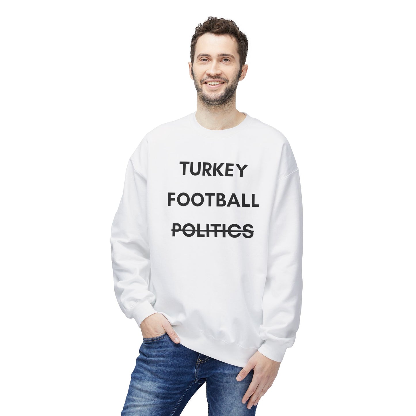 Unisex Turkey Football Politics Crewneck Sweatshirt