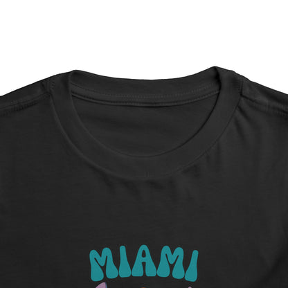 Toddler Stitch Design Dolphins Football - Inspired T-Shirt