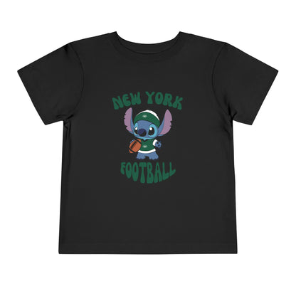 Toddler Stitch Design Jets Football - Inspired T-Shirt