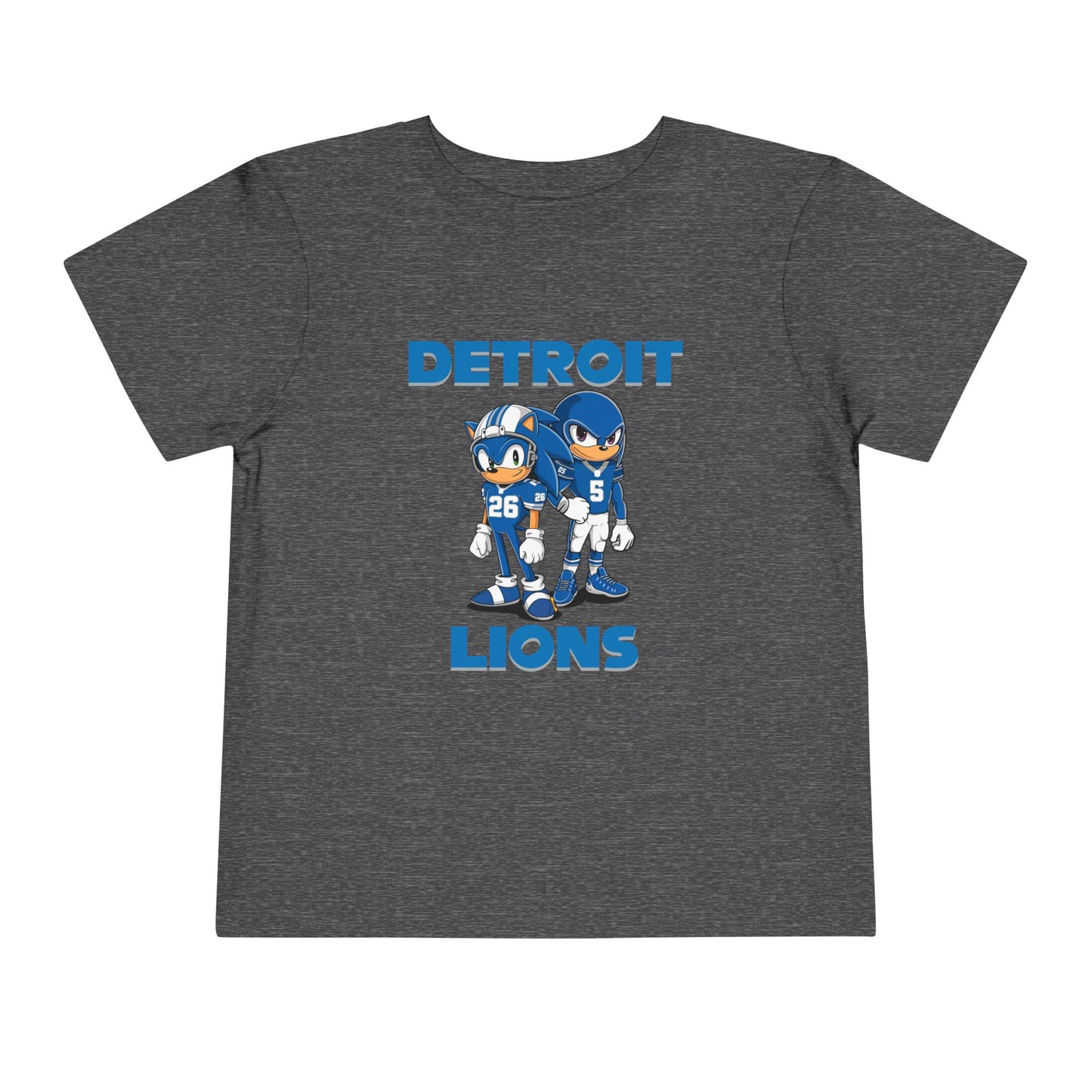 Toddler Tee Shirt - Sonic and Knuckles Jahmyr Gibbs and David Montgomery Detroit Lions