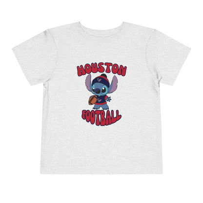 Toddler Stitch Design Houston Football - Inspired T-Shirt