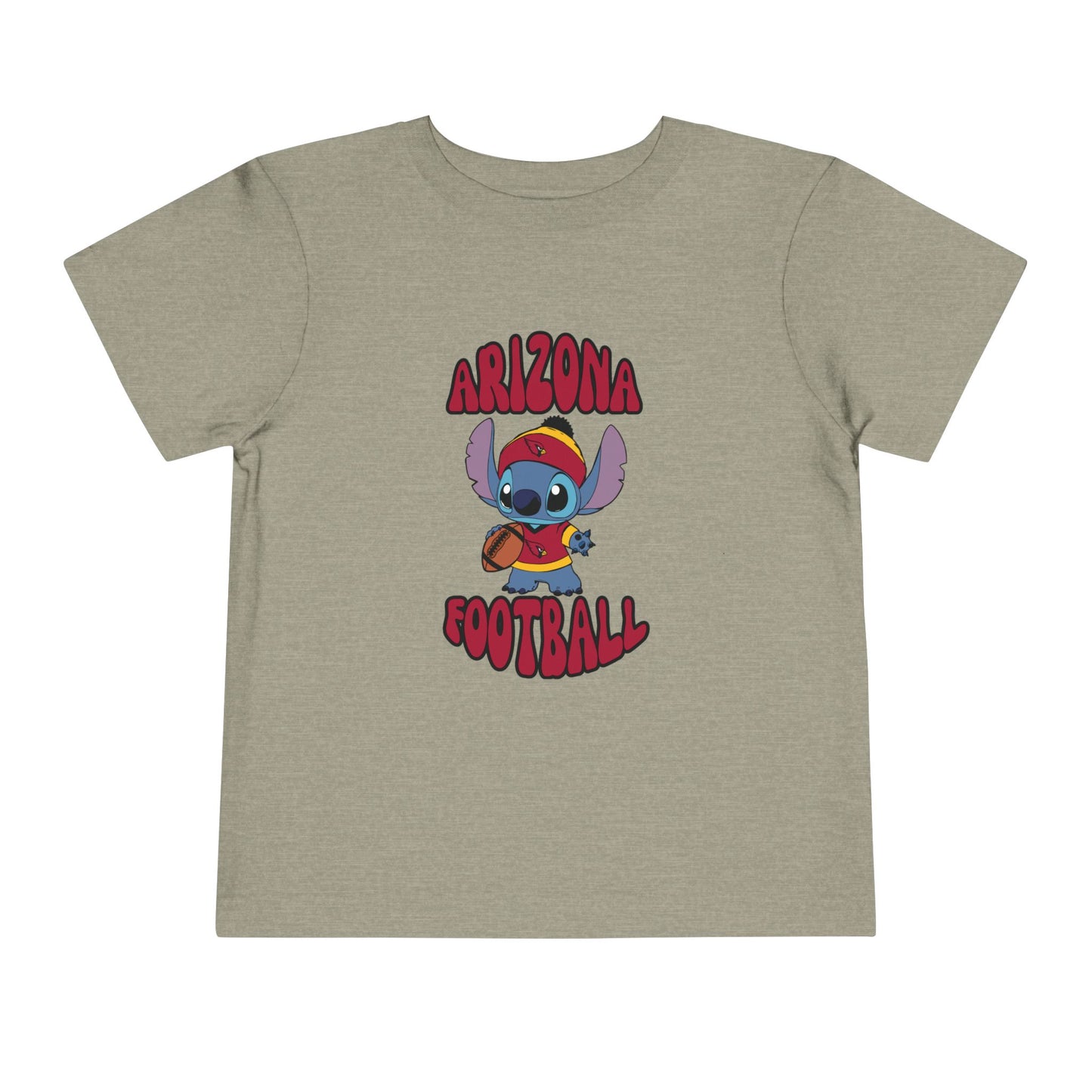 Toddler Stitch Design Cardinals Football - Inspired T-Shirt