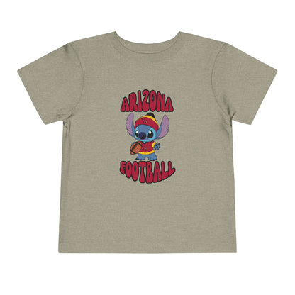 Toddler Stitch Design Cardinals Football - Inspired T-Shirt