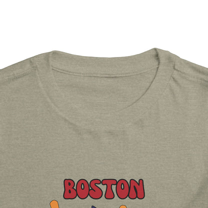 Toddler Bluey Design Boston Red Sox - Inspired T-Shirt