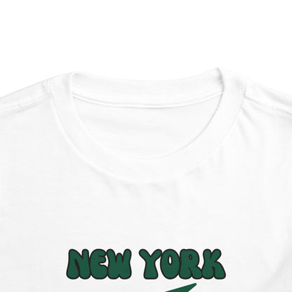 Toddler Bluey Design New York Jets Football -Inspired T-Shirt